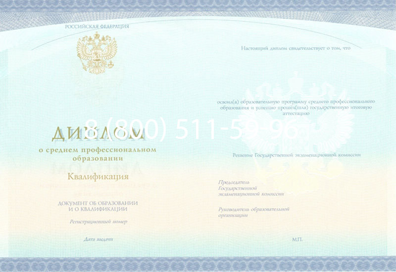 Купить Диплом колледжа (Спецбланк) 2014-2024 года в Октябрьском Купить Диплом колледжа (Спецбланк) 2014-2024 года в Октябрьском